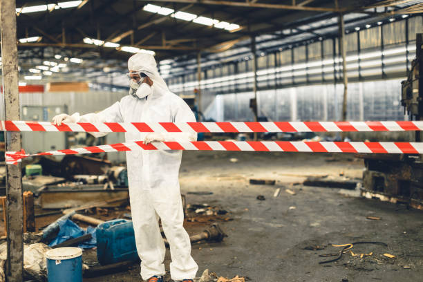 Professional Biohazard technician working in Mount Dora, FL